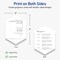 Avery Printable Geo Flat Cards, Sure Feed Technology, 5" x 7", Matte White Cardstock, Laser/Inkjet Printable, 20 Total, Great for Product Branding, Marketing, and More
